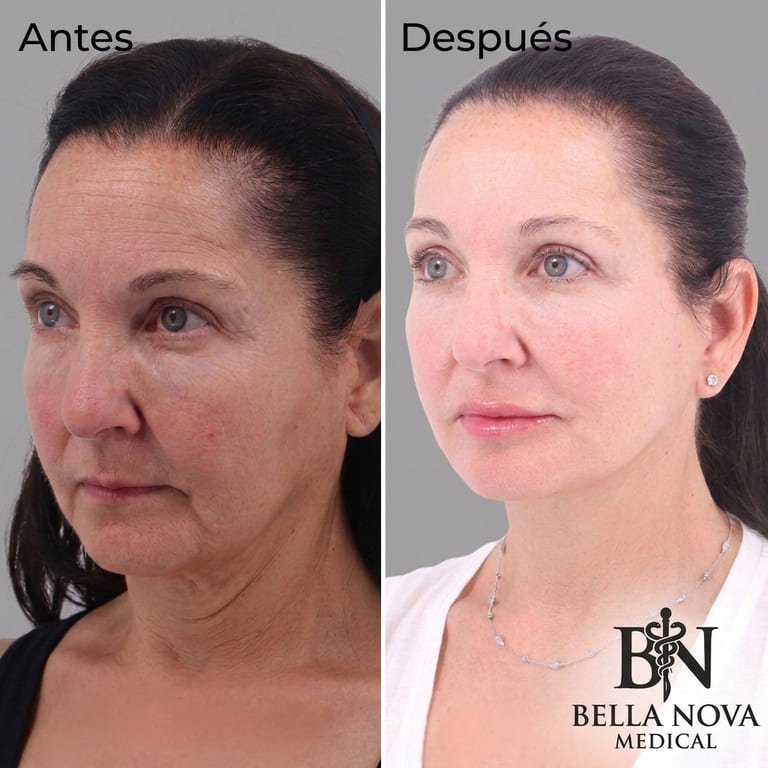 Antes y después de Nanofat